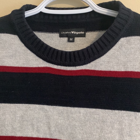 Knit Striped Long Sleeve Sweater - Picture 2 of 3